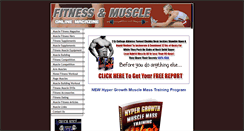 Desktop Screenshot of fitness-and-muscle.com